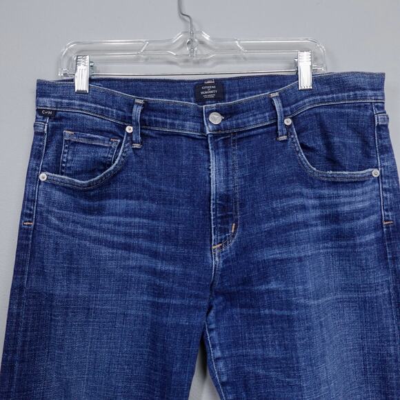 Citizens of Humanity Emerson Slim Boyfriend Jeans Sz 32 Crusade Wash Blue Denim - Picture 5 of 16